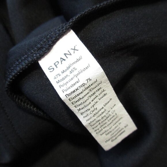 Spanx AirEssentials Crew Neck Shift in Black Airluxe Knit Dress M - Picture 4 of 6